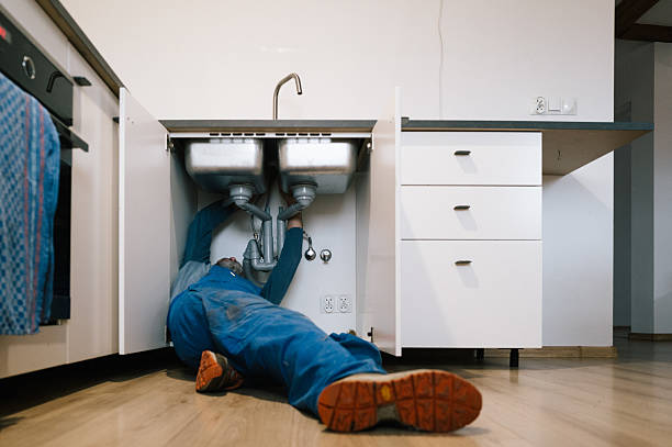 Professional Plumbing technician working in Rodman, NY